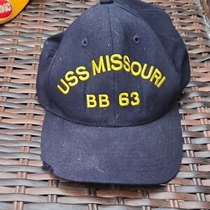 Navy Blue USS Missouri Cap